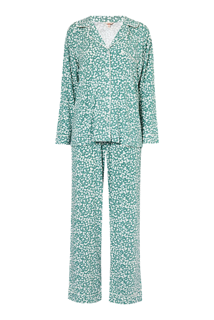 William Printed Pajama Set