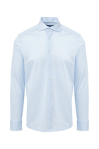 Light Blue Oxford Piqué Shirt
