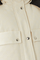 GG Cotton Canvas Bomber Puffer Jacket