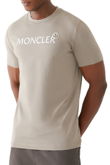 Logo & Badge Cotton T-Shirt