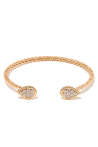 Serpent Bohème Double S Motif Bracelet, 18K Yellow Gold & Diamonds
