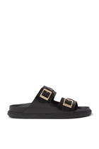 St Barths Two Strap Slides