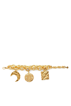 Sun Date Bracelet with Fantasy Medals