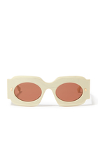 Cathi Bio-Plastic Square-Frame Sunglasses