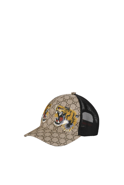 Tigers Print GG Supreme Baseball Hat