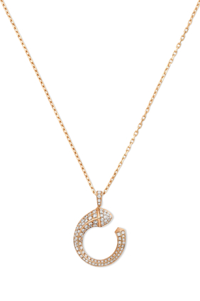 Cleo Venus Pendant, 18k Pink Gold & Diamonds