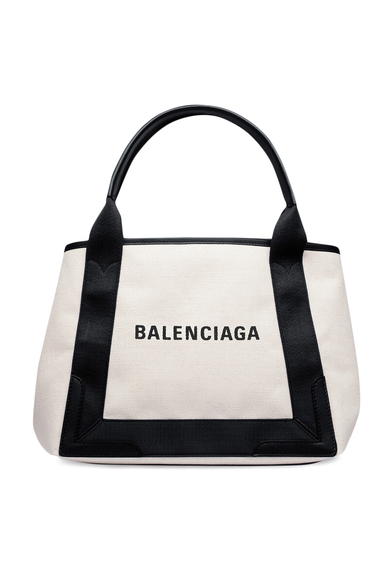 Buy Balenciaga Navy Small Cabas Bag - Womens for AED 3650.00 Tote Bags ...