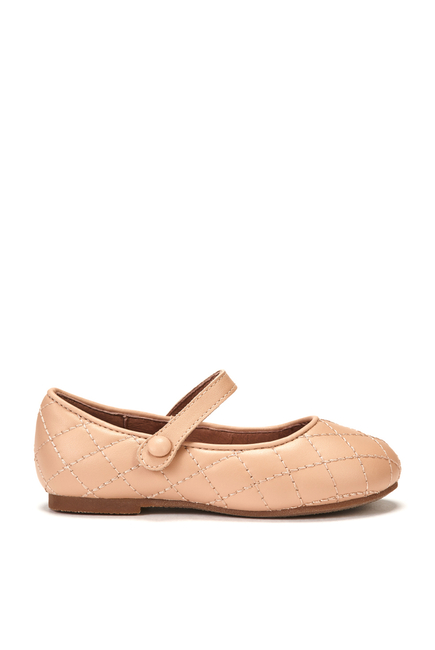 Kids Ballerina Leather Pumps