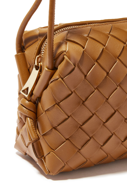 Mini Loop camel camera bag - Bottega Veneta