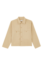 Cotton-Blend Overshirt