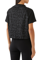 EA7 Graphic Cropped T-Shirt