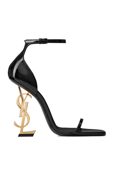 Buy Saint Laurent Opyum 110 Leather Sandals for Womens | Bloomingdale's UAE