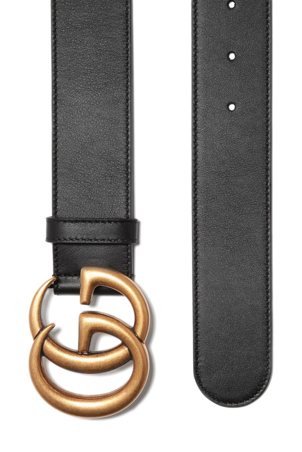 Buy Gucci Double G Leather Belt for Womens | Bloomingdale's UAE