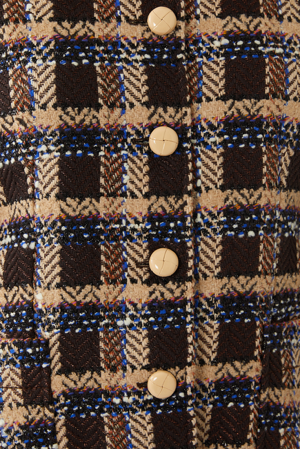 Tartan Tweed Wool Jacket