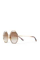 Poppy Octagonal Sunglasses