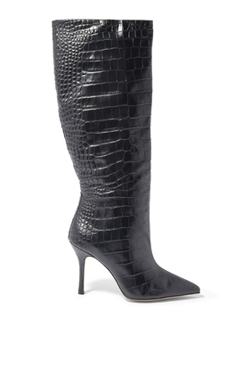 Kate 95 Leather Knee-High Boots