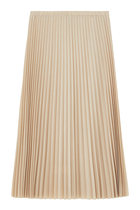 Sunray Pleated Pull-On Skirt