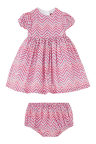 Kids Zigzag Mini Dress