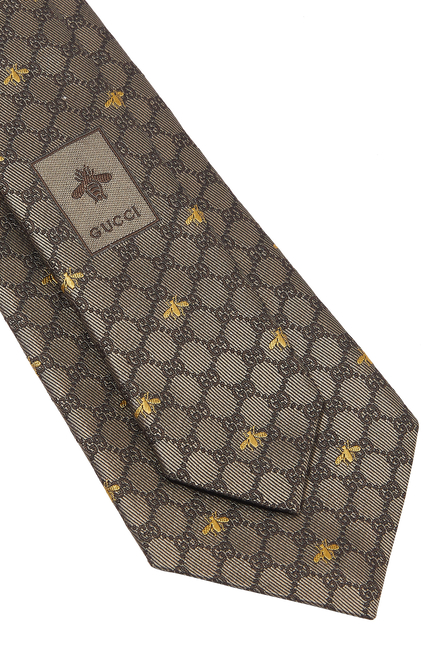 GG Bees Silk Tie