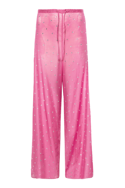 Gem Cotton & SIlk Pants