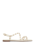 Valentino Garavani Rockstud Flat Leather Sandals