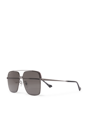 Square Aviator Sunglasses