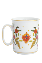 White Floral Mug