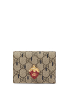 Card Case Wallet With Double G Strawberry
