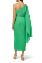 Lenna Midi Plisse Dress