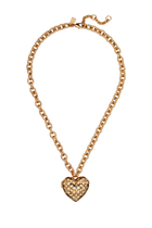 Signature Quilted Heart Locket Necklace