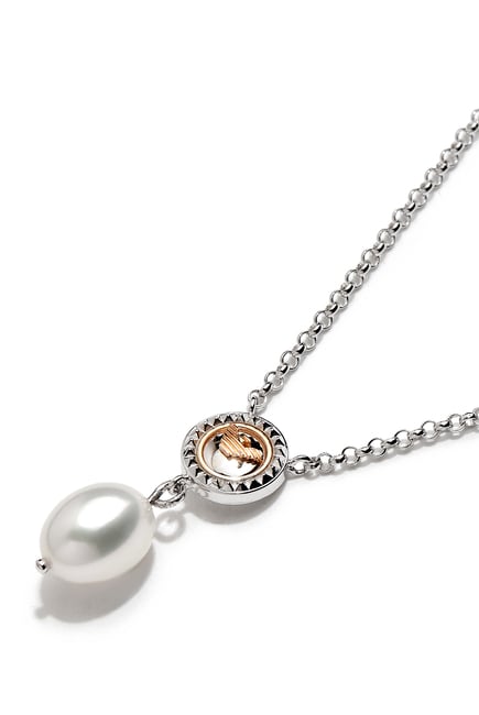 Essential Necklace, Sterling Silver & Pearl