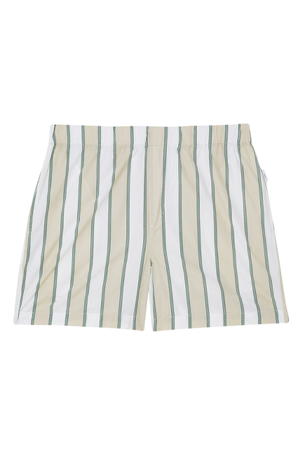 Striped Home Shorts