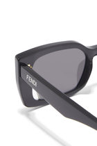 Fendi Way Rectangular Sunglasses