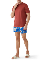 Piranha Tropical-Print Quick-Drying Swim Shorts