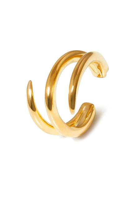 Claw Lacuna Ear Cuff, 18k Gold-Plated Sterling Silver