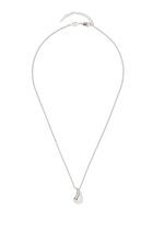 Savi Sculptural Droplet Pendant Necklace, 18k Recycled Gold-Plated Vermeil & Recycled Sterling Silver