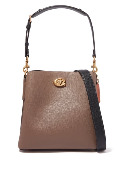 Buy Coach Willow Pebble Leather Bucket Bag for Womens | Bloomingdale's UAE