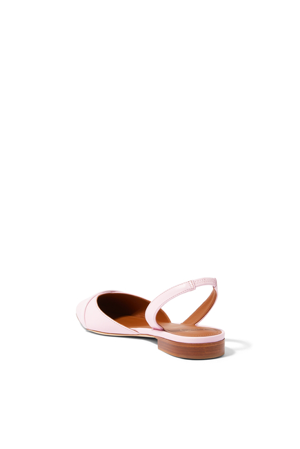 Elsie Leather Slingback Ballerina Flats