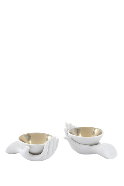 Eve Salt And Pepper Cellars, Set of 2