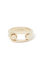 Boucle Ring, 24k Gold-Plated Brass