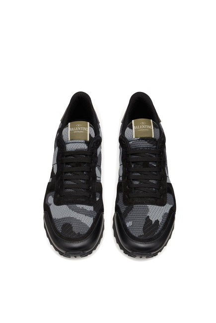 Camouflage Knit Rockrunner Sneakers