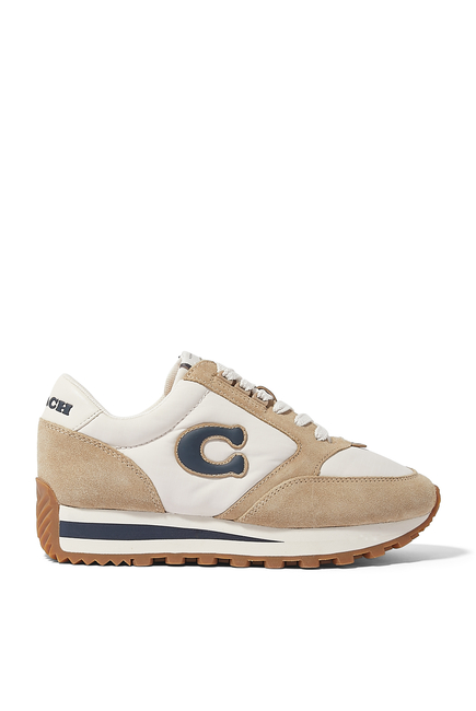 Buy Coach Shell & Suede Running Style Sneakers for Womens