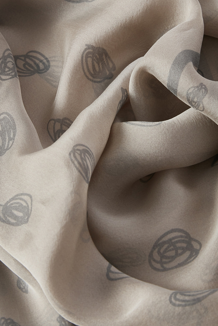 Foulard Dot Silk Scarf