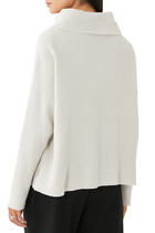 Organic Cotton Chenille Turtleneck Top