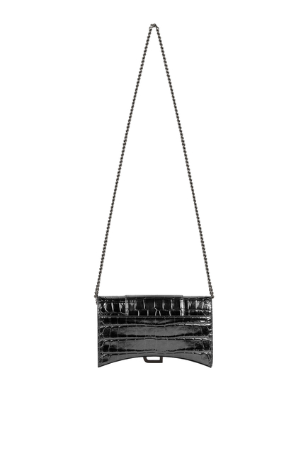 Hour Glass Wallet Chain Bag
