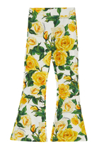 Kids Floral Flares