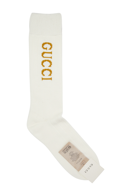 Cotton Logo Socks