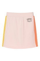 Kids Varsity Tiger Cotton Skirt