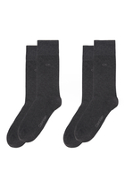 Casual Flat Knit Socks, Set of 2