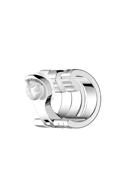 Quatre Radiant Edition Single Clip Earring, 18k White Gold & Diamonds